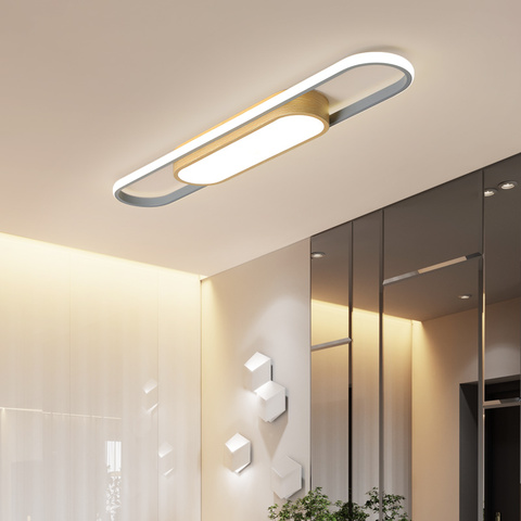 Modern LED Ceiling Lights Rectangular Living Room Bedroom Bedside Kitchen  Aisle Corridor Balcony Entrance Surface Mount Lamp ► Photo 1/6