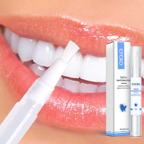 EFERO Teeth Whitening Pen Cleaning Serum Remove Plaque Stains Dental Tools Whiten Teeth Oral Hygiene Tooth Whitening Pen 1Pcs ► Photo 1/6