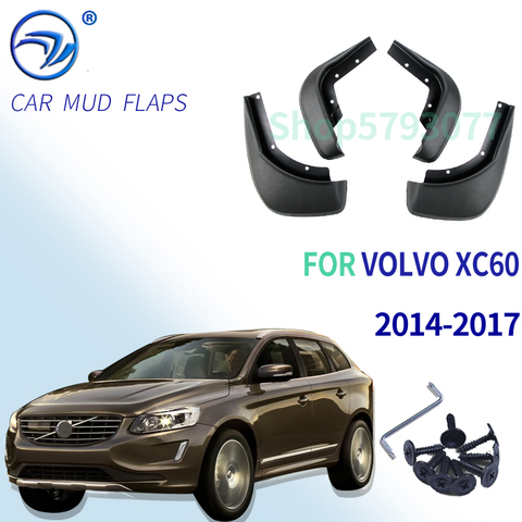 Splash Guards Mud Flap Mudguards Fender Fitment Car Mud Flaps For VOLVO XC60 2014-2017 2015 2016 Mudflaps ► Photo 1/6