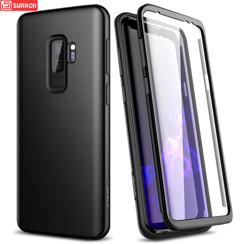 Luxury 360 Full Protect Case For Samsung Galaxy s9 s10 s10e note 9 note 10 Plus Case For Samsung s20 Plus Ultra Cover With Film ► Photo 1/6