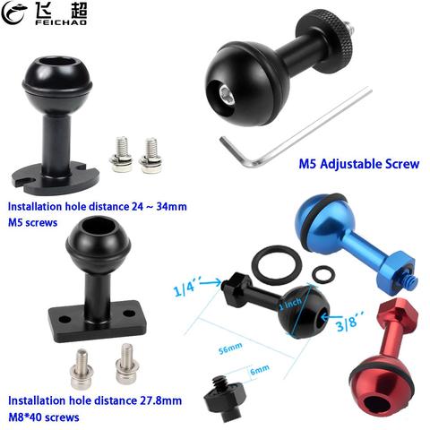 1 inch Ball Head Adapter 1/4