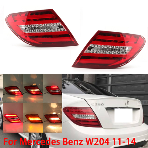 MZORANGE Rear Tail Light For Mercedes Benz W204 C180 C200 C220 C260 C280 C300 2011-2014 Rear Bumper Light Brake Light Stop Lamp ► Photo 1/6