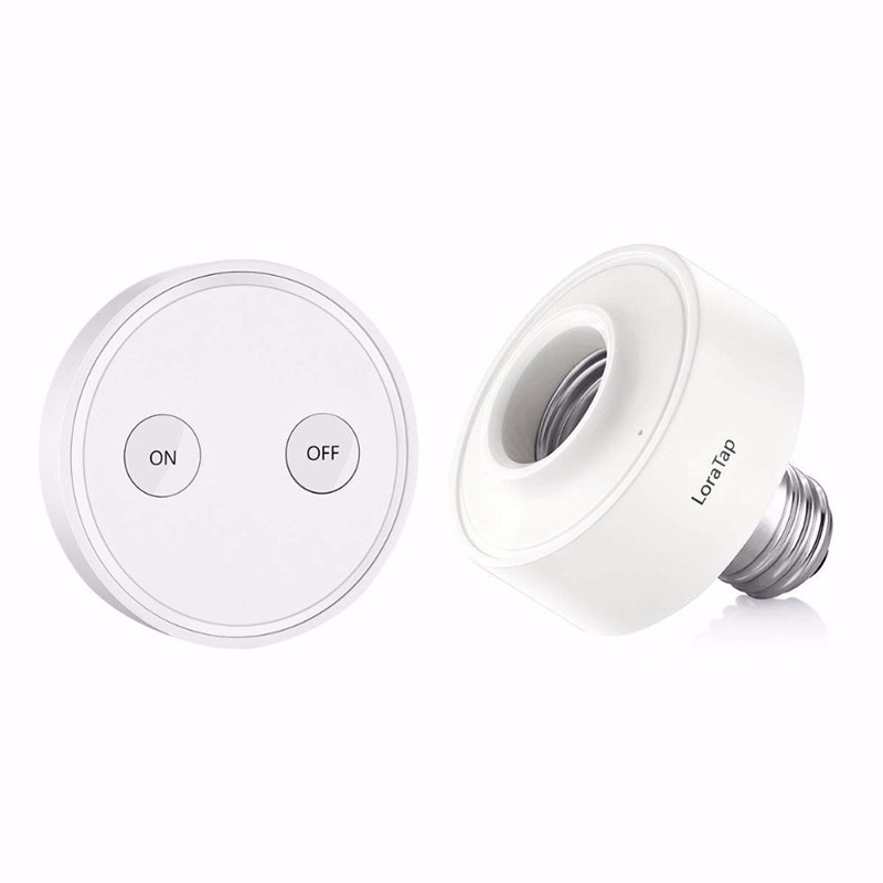 LoraTap Wireless Remote Control Light Bulb Socket for Floor Lamp