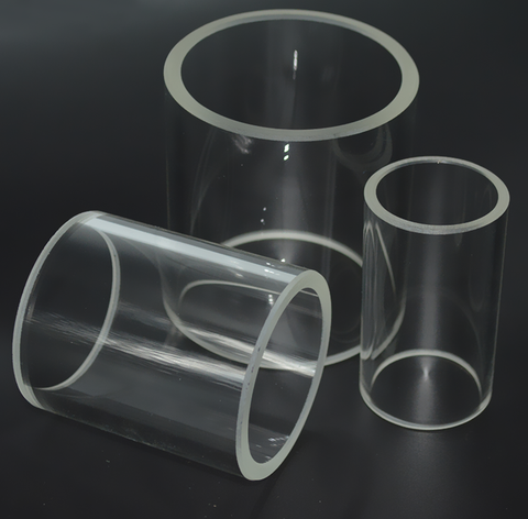 Borosilicate glass column, Outer diameter 100mm , Height 50mm, Borosilicate glass tube,Thickness 5mm/7mm/10mm(Error ±1mm) ► Photo 1/4