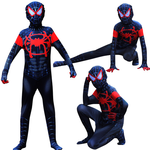 The Amazing Spiderman Costume Halloween Cosplay Bodysuit Peter Parker Kids  & Adults Costume 