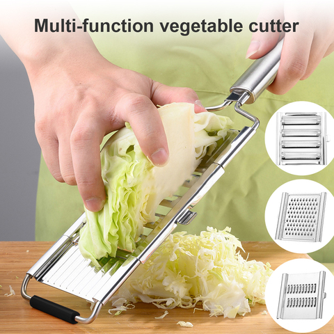 Multi-purpose Vegetable Slicer 4 In 1 Stainless Steel Grater Cutter Shredder