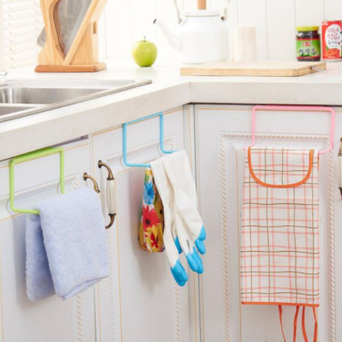 Kitchen Stuff Towel Rack Drainer Hanging Holder Storage Rack Kitchen Organizer Cupboard Hanger Bathroom Rack Accessories ► Photo 1/5