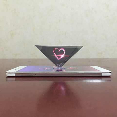 3D Hologram Pyramid Display Projector Video Stand Universal For Smart Mobile Phone SP99 ► Photo 1/5