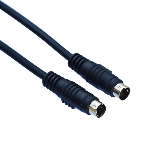 1.8m S-video Cable Male to Male 4 pin computer connected TV cable For Projector VCR DVD Nickel plated New ► Photo 1/5