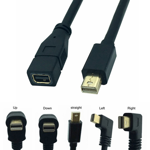 30cm Thunderbolt Mini DP to Mini DP Cable Mini Display Port DisplayPort Male To Female Adapter extender ► Photo 1/6