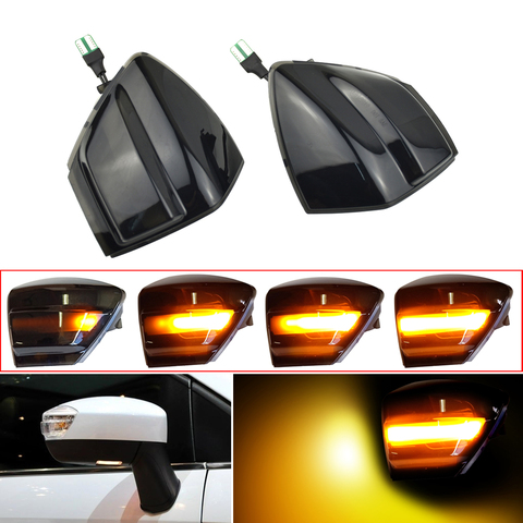 LED Dynamic Turn Signal Light For Ford S-Max 07-14 Kuga C394 08-12 C-Max 11-19 Side Mirror Sequential Lamp Blinker Indicator ► Photo 1/6