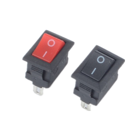 1/5pcs/lot KCD1 15*10mm 2PIN Boat Rocker Switch SPST Snap-in on Off Micro Switch Position  3A/250V Mini Momentary Push Button ► Photo 1/4