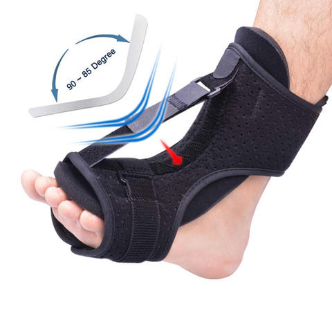 Adjustable Plantar Fasciitis Night Foot Splint Drop Orthotic Brace Elastic Dorsal Night Splint ► Photo 1/6