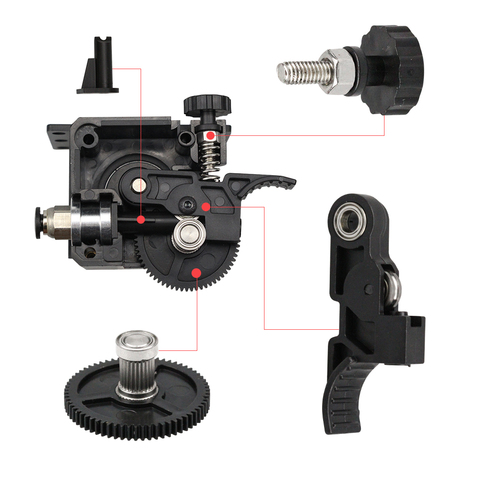 Titan Extruder for desktop FDM printer reprap MK8 J-head bowden free shipping FOR MK8 anet Ender 3 CR10 ► Photo 1/6