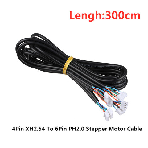 3M 2pcs/set Nema 17 Stepper Motor Cable 4Pin XH2.54 To 6Pin PH2.0 Stepping Motor Cable DuPont line for 3D Printer CNC XYZ Motor ► Photo 1/4