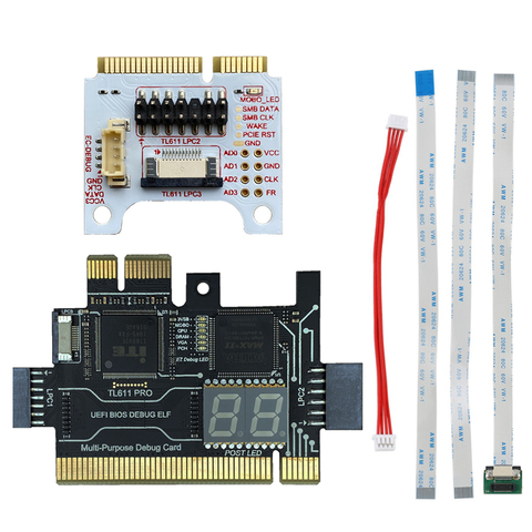 Multifunction LPC-DEBUG Card PCI PCI-E LPC Motherboard Diagnostic Test LPC-Debug Post card diagnostic test kit ► Photo 1/6