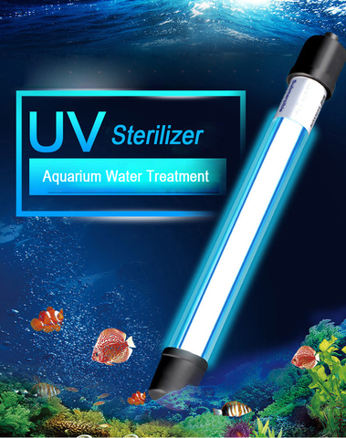 Aquarium UVC Lamp Lights Sterilizer UV Lamp Aquarium Lighting Fish Tank Bactericide UV Disinfection Water Treatment Purifier ► Photo 1/6