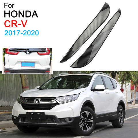 Rear Trunk Protector Corner Styling Mouldings Sticker Cover for Honda CRV 5th Accessories 2017 2022 ► Photo 1/6