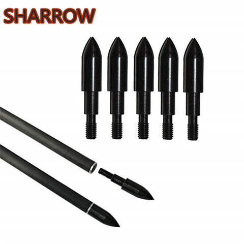 24Pcs 100Grain 125 Grain Archery Arrow Field Points Screw on Bullet Arrow Tips Arrowhead For Arrow Practice Shooting Accessories ► Photo 1/6