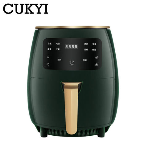 CUKYI Electric Multifunctional Electric Air Fryer single tank 4.5L smokeless French fries chicken Frying machine Basket Machine ► Photo 1/3