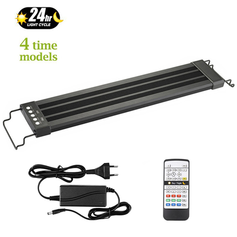 Full Spectrum Lamp For Aquarium Fishing LED Lighting 24/7 Hour Automated with Controller RGB Fish Tank Light 110V-220V 80-150cm ► Photo 1/6