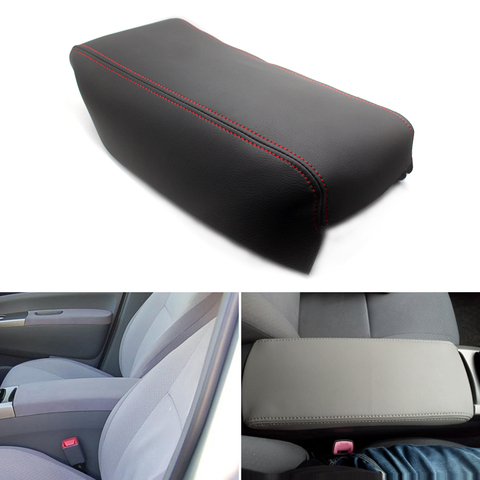 Microfiber Leather Car Center Armrest Console Box Protection Cover Trim For Toyota Prius 2004 2005 2006 2007 2008 2009 ► Photo 1/6