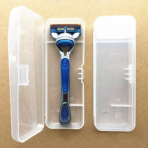 1Pc Portable Travel Men's Razor Case Plastic Razor Blades Storage Box Shaving Machine Container Holder Shaver Box Container ► Photo 1/6