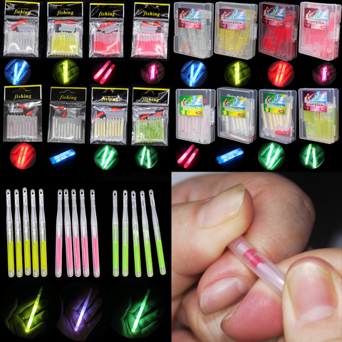 20pcs 4.0*38mm suit night luminous fishing floats  buoy floating accessory Fluorescent Lightstick fishing Accessories party carp ► Photo 1/6