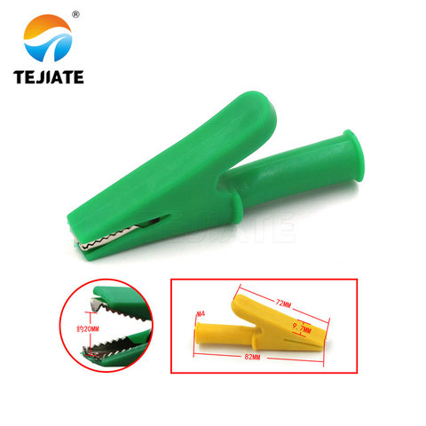 1PCS Alligator Clip Sheath Clip Small Battery Wire Power Clip Grounding Test Clip Plug Type Alligator Clip Test Line All Copper ► Photo 1/6