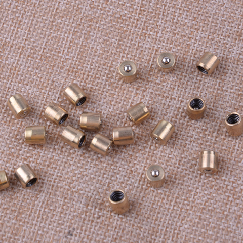 20pcs Brass 0.6x0.6cm Push Button Press Fit For Ball Oiler Nipple Hit & Miss Engine Motor Lathe Mill ► Photo 1/2