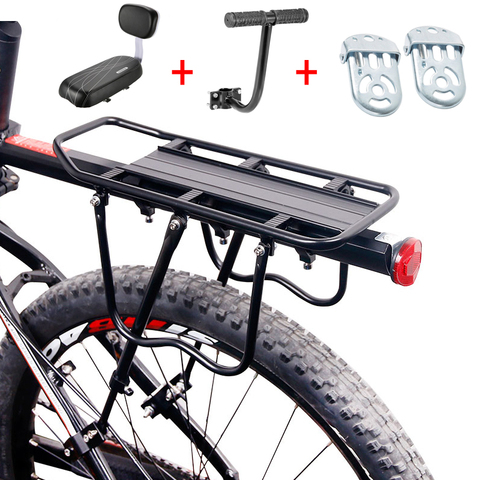 MTB Bike Rear Rack Bicycle Saddle Cycling Kids Safety Seat Cover Rest Cushion Chair Armrest Back Saddle Cycle Accessories Parts ► Photo 1/6