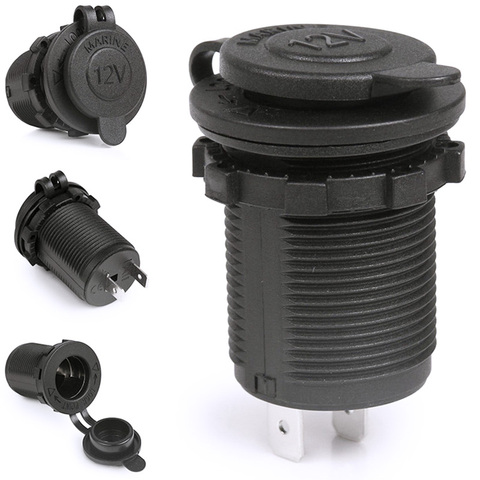 12V Car Cigarette Lighter Socket Plug Waterproof Car Boat Motorcycle Cigarette Lighter Socket Power Plug Outlet ► Photo 1/6