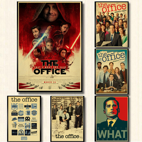 Vintage Poster American Drama The Office Retro Poster kraft paper Printed Wall Posters For Home Bar Room Decor ► Photo 1/6