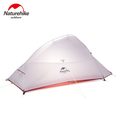 Naturehike CloudUp UPGRADED Series 1 2 3 Persons camping Tent Backpacking Double-layer Lightweight Tent With Free Mat ► Photo 1/6