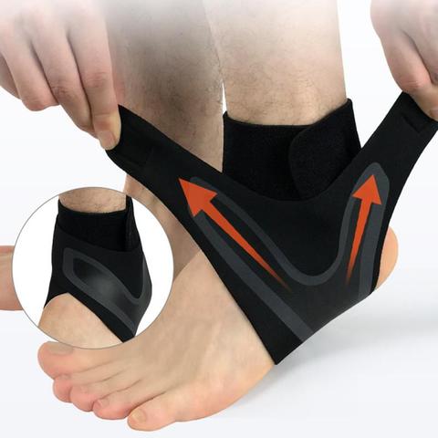 1Pcs Ankle Support Brace,Elasticity Free Adjustment Protection Foot Bandage,Sprain Prevention Sport Fitness Guard Band Hot 8 ► Photo 1/6