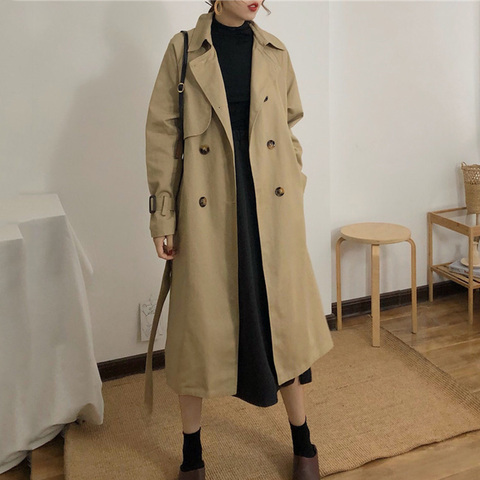 2022 New Women Trench Cheap wholesale autumn winter Hot selling women's fashion casual  Ladies work wear nice Coats ► Photo 1/5