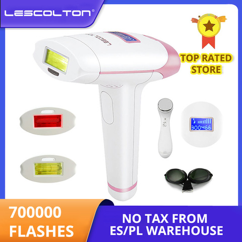 Lescolton Laser Hair Removal T-009i Epilator 700000 LCD Display Machine Permanent Bikini Trimmer Electric depilador a laser ► Photo 1/6