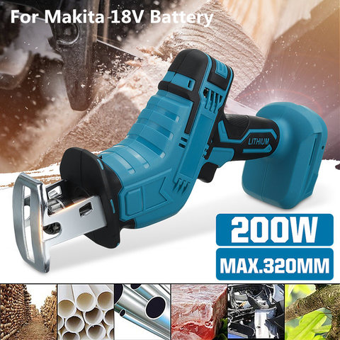 4 Color 18V Cordless Reciprocating Saw Cutters Blades 10pcs Kit Wood Metal Cutting Blades Electric Saw for Makita Battery ► Photo 1/6