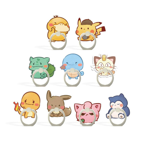 New Design 1 Piece High Quality ABS Universal Mobile Phone Finger Ring Cute Anime Cartoon Animals Phone Stand Holder Support ► Photo 1/6