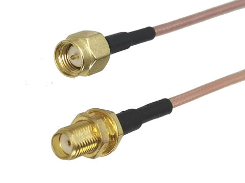 1Pcs RG316 SMA Male Plug to SMA Female Jack Bulkhead Connector RF Coaxial Jumper Pigtail Cable For Radio Antenna 4inch~5M ► Photo 1/4