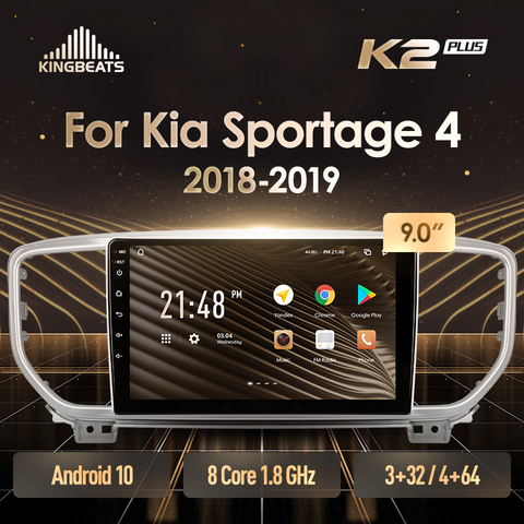 KingBeats Android 8.1 head unit 4G in Dash Car Radio Multimedia Video Player Navigation GPS For Kia Sportage 4 QL 2022 ► Photo 1/6