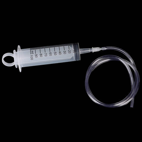 New Hot 1pcs 100ml Large Capacity Syringe Reusable Pump Measuring With 1m Tube Feeding Ink ► Photo 1/6