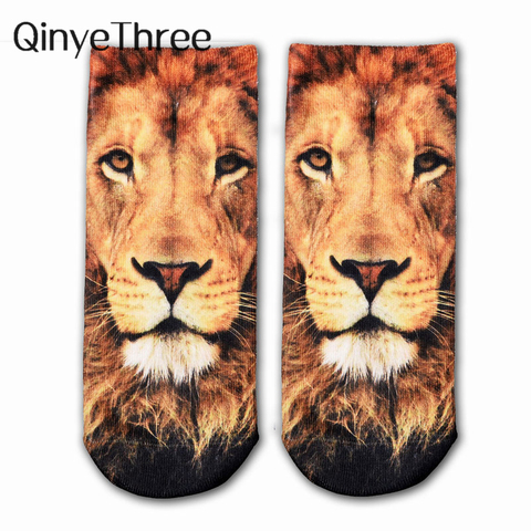 New 3D Print Animal Socks Fashion Tiger Pandon Cat Dog Lion Art Picture Women Socks Colorful Cotton Socks Women funny art socks ► Photo 1/6