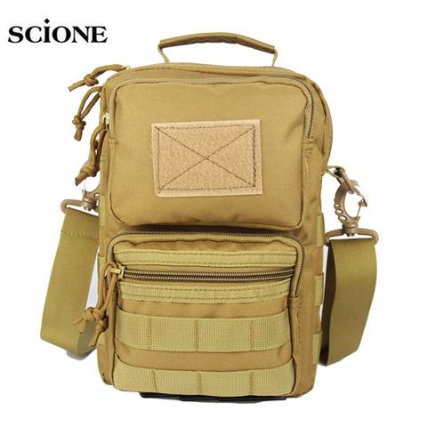 Men Tactical Bag Sling Mollle System Bags Sport Handbag Shoulder Pack Military Crossbody Bags Travel Camping Phone Bag XA107A ► Photo 1/6