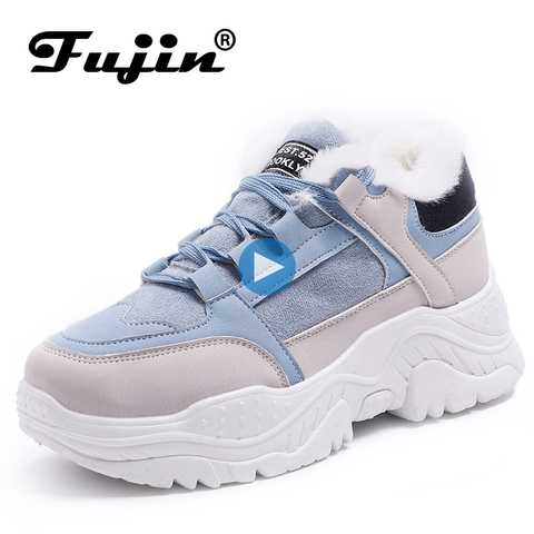 FUJIN Women Casual Sneakers Winter Sneakers Breathable Women's Shoes Female Summer Comrfortable Platform Snow Boots Shoes Women ► Photo 1/6