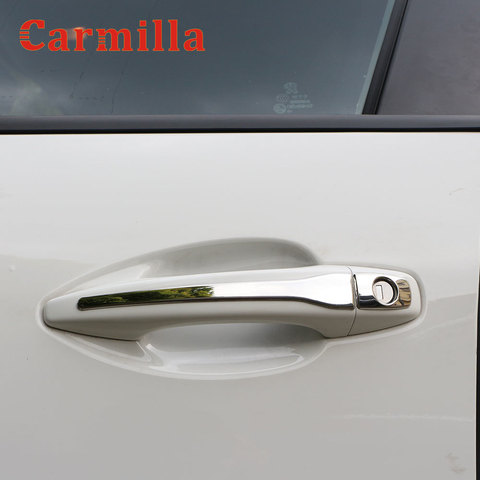 Stainless Steel Car Door Handle Protection Cover Sticker for Peugeot 208 2008 3008 207 308 407 for Citroen C4 C6 Accessories ► Photo 1/6