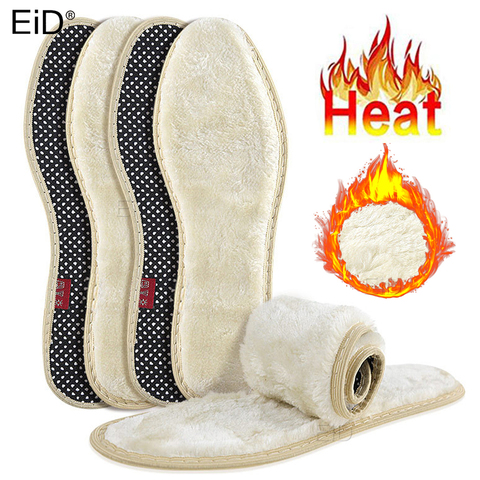 EiD Fur Heated Shoe Insoles Thick Winter Insole High Quality Foot Warmer Breathable Shoes Insoles Winter Outdoor Heated Unisex ► Photo 1/6