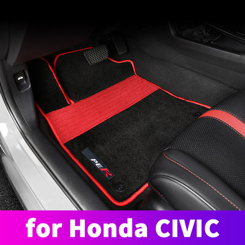 Car mats special carpets car mats car mats interior modification accessories for Honda Civic 10th 2016 2017 2022 ► Photo 1/6