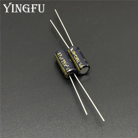 20pcs/Lot 47uF 25V SAMSUN TMQ Series 5x11mm High Quality 25V47uF Aluminum Electrolytic Capacitor ► Photo 1/2