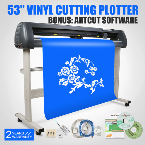 Vinyl Cutting Plotter 53 Inch Graph Plotter Cutter With Artcut Software 1350mm EU/Russia No Customs fees ► Photo 1/6
